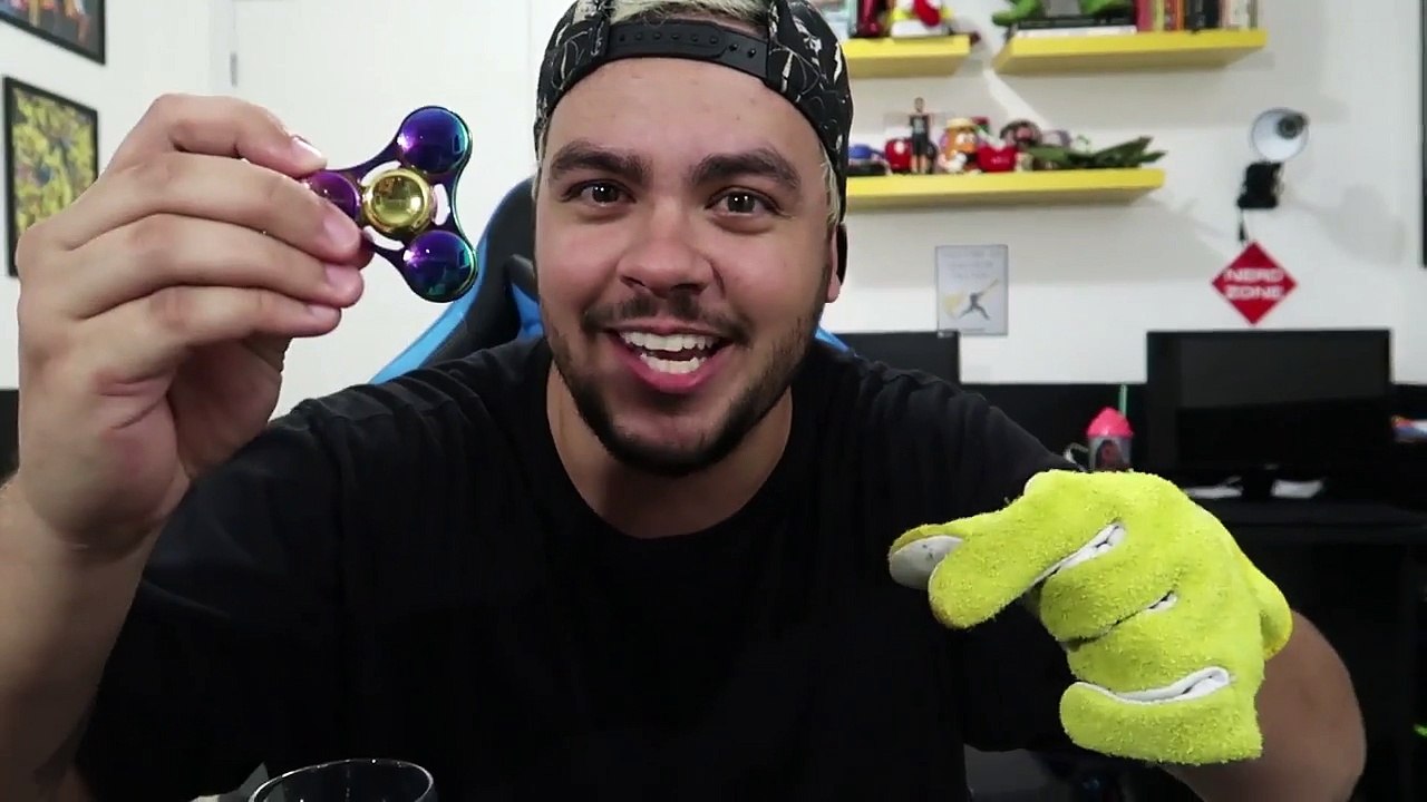 FIDGET SPINNER VS COPOS DE VIDRO (Teste de Força)