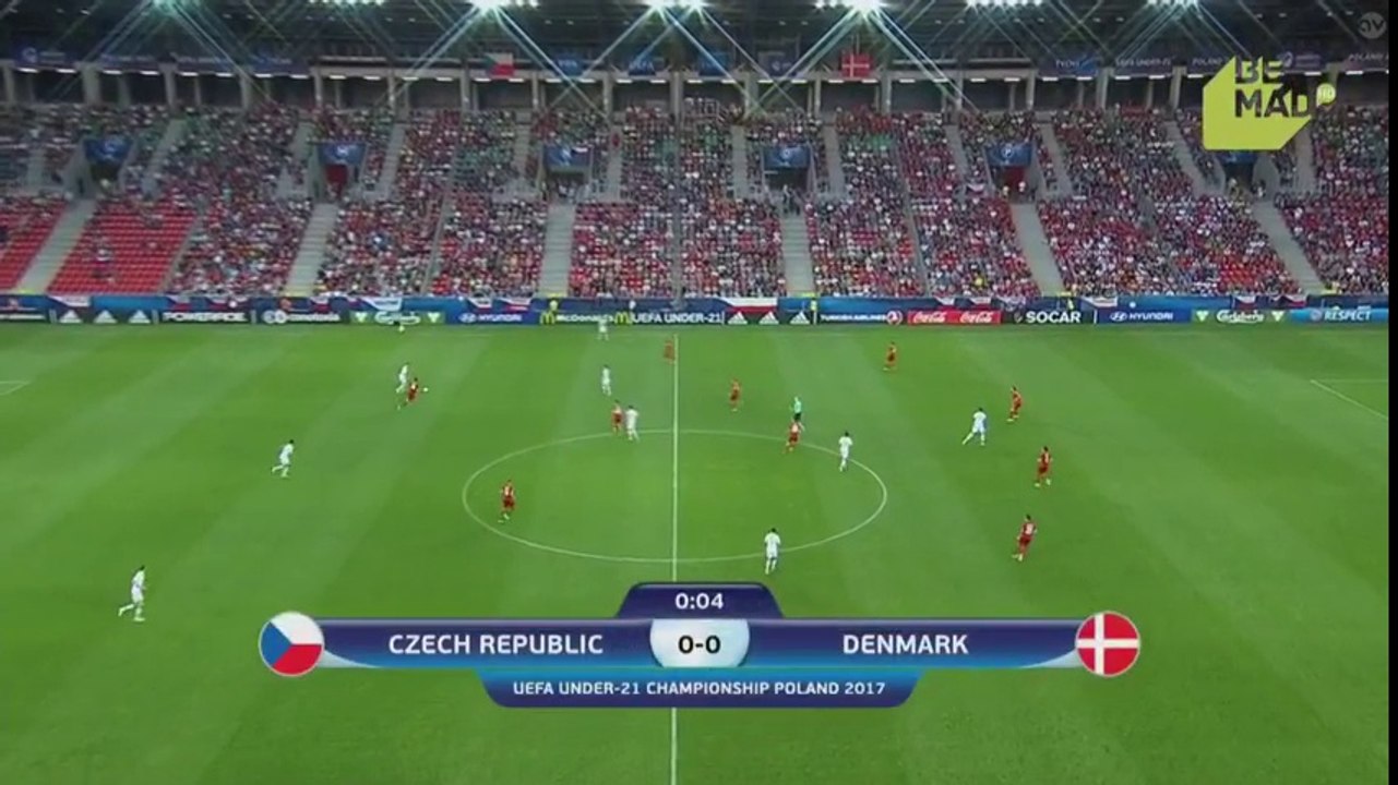 All Goals & highlights - Czech Republic U-21 2-4 Denmark U-21 - 24.06.2017 ᴴᴰ