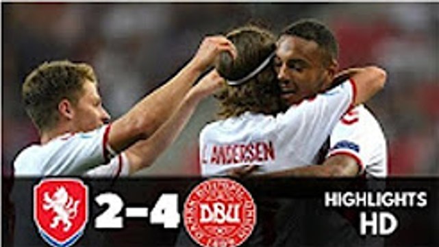 Czech Republic U21 2-4 Denmark U21 | All Goal and Full Highlights | 24.6.2017 - EURO U21