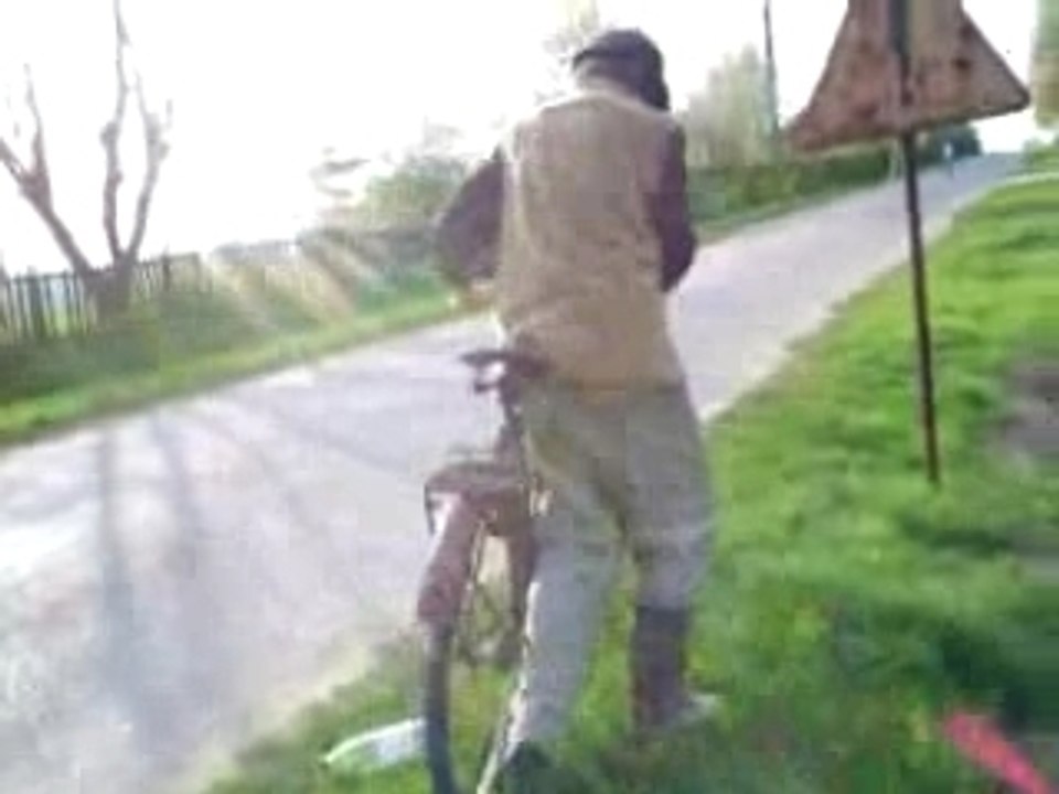 cycliste trés fatigué !