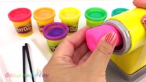 Learn Colors Play Doh Pasta Spaghetti Making Machine Toy Appliance Ice Cream Surprise Toys For Kids