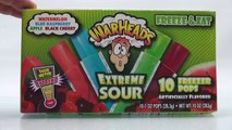 War Heads Extreme Sour Freezer Pops Slush Puppie & Smoothie Slush Bars Taste| B2cutecupcak