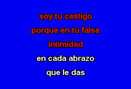 Alicia Villarreal - Soy Lo Prohibido (Karaoke)