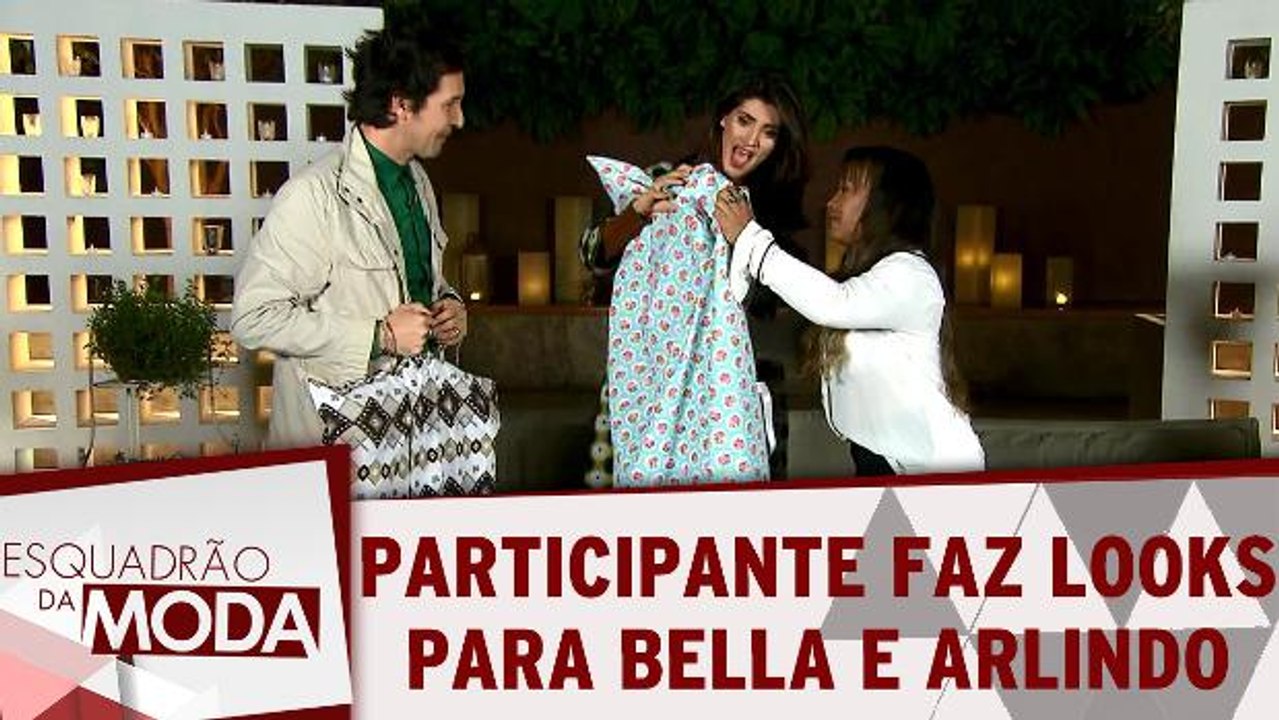 Você não viu na TV: Ex-brega, estilista monta looks para Bella e Arlindo