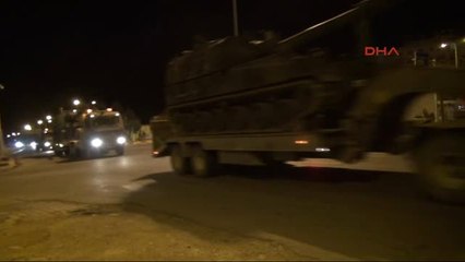 Kilis'te, Suriye Sınırına Obüs Sevkiyatı