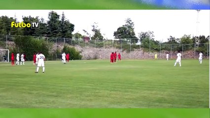 Adana Demirspor'un yeni transferi Vederson 35 metreden attı.