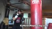 Pelos Garcia BKB Champ Wokring Out in Oxnard EsNews Boxing