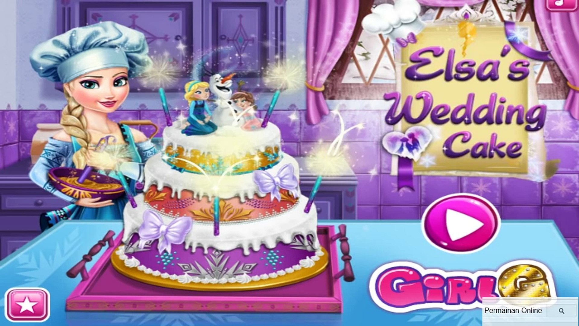 Gateau Gele Des Jeux En Ligne Mariage Jeu Elsa Gateau Danniversaire De La Cuisine Video Dailymotion