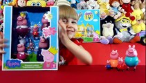 Peppa Pig de dibujos animados juguetes interactivos cumpleaños Pippi Parte 2 regalos para PA