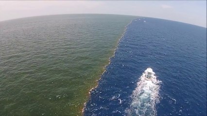 STRONG PROOF OF GOD OCEANS MEET BUT DO NOT MIX