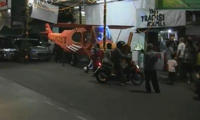 Sambut Takbiran, Warga Menteng Buat Bedug Bentuk Pesawat