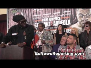 stiverne goes off on arreola at press conference EsNews Boxing