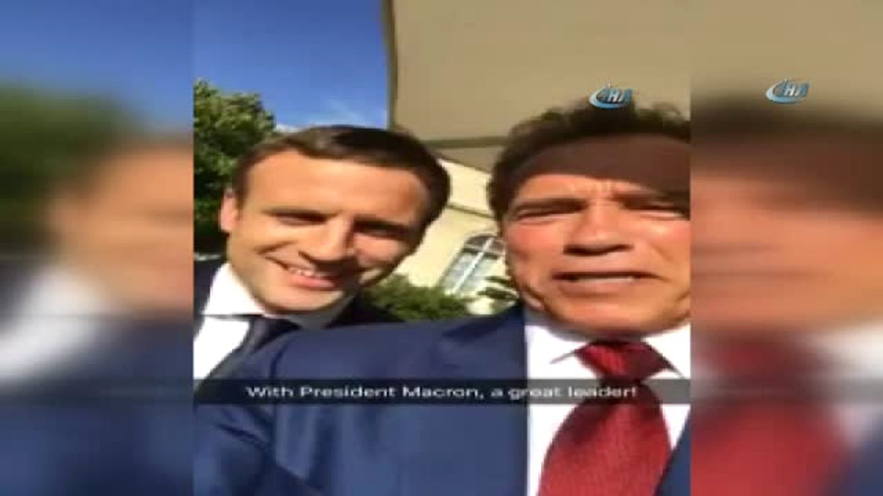 Arnold Schwarzenegger, Elysee Sarayı'nda