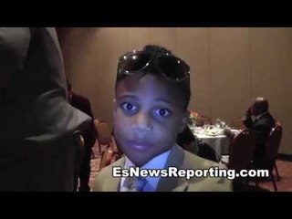 floyd mayweather biggest samllest fan - famous j EsNews Boxing
