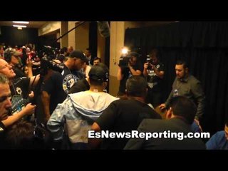 marcos maidana and robert garcia two days before the mayweather fight EsNews Boxing