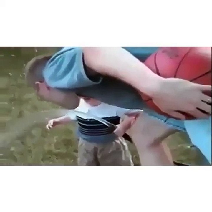Funny Father And Son Doing Fun Video