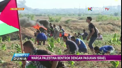 Palestina Bersitegang dengan Tentara Israel di jalur Gaza