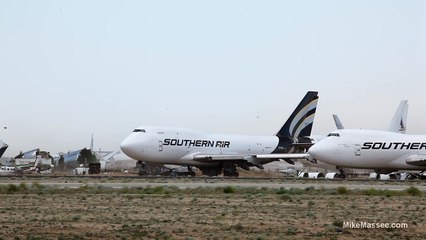 Amazing video of 747 lifting in place in extreme wind conditions - 1080P HD