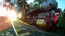 GoPro POV camera on Allen Models Chloe Live Steam Locomotive