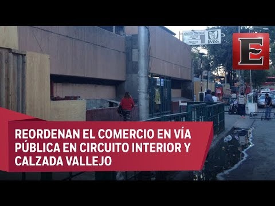 Retiran 45 puestos ambulantes de inmediaciones del Hospital La Raza