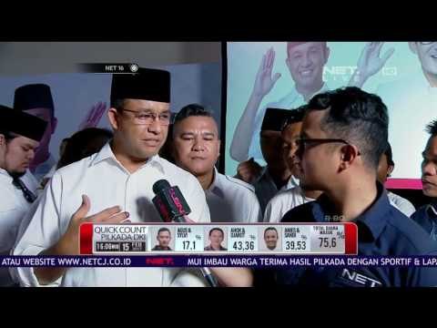 Komentar Anies Soal Hitung Cepat - NET16