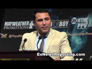 Oscar De La Hoya Talks On Bob Arum