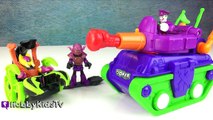 Extraterrestres et homme chauve-souris bataille par par pour enfants jouets carcajou joker Imaginext hobbykidstv 20