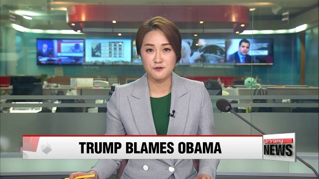 Trump accuses Obama of inaction over Russia's election meddling