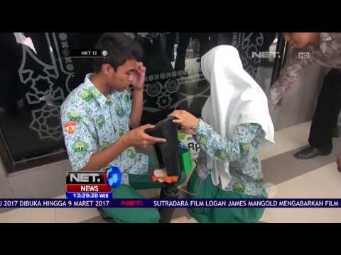 Dua Pelajar SMA di Sidoarjo Ciptakan Inovasi Kaki Palsu Robotik bagi Kaum Difabel - NET12