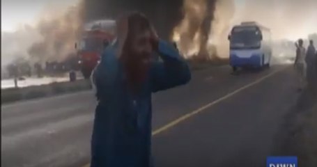 125 dead in oil tanker fire in Bahawalpur عید سے پہلے بدمزگی