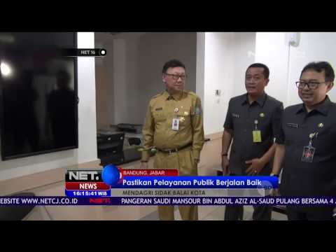 Kemendagri Sidak Mendadak Balai Kota Bandung Guna Pastikan Tak Ada Pungli - NET16