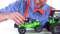 Monster Trueos for toddlers - 21 minutes with Blippi Toy _