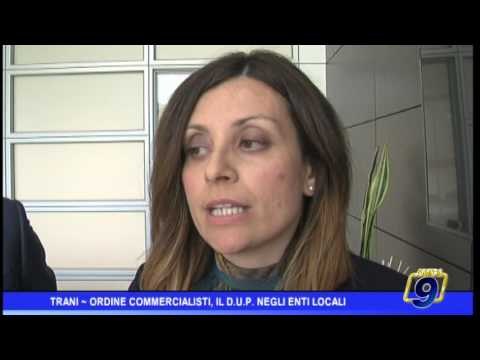 Trani | Ordine dei commercialisti, il DUP negli Enti locali
