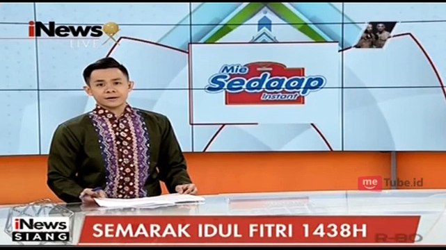 Usai Salat Ied, Pelataran Masjid Istiqlal Penuh Sampah