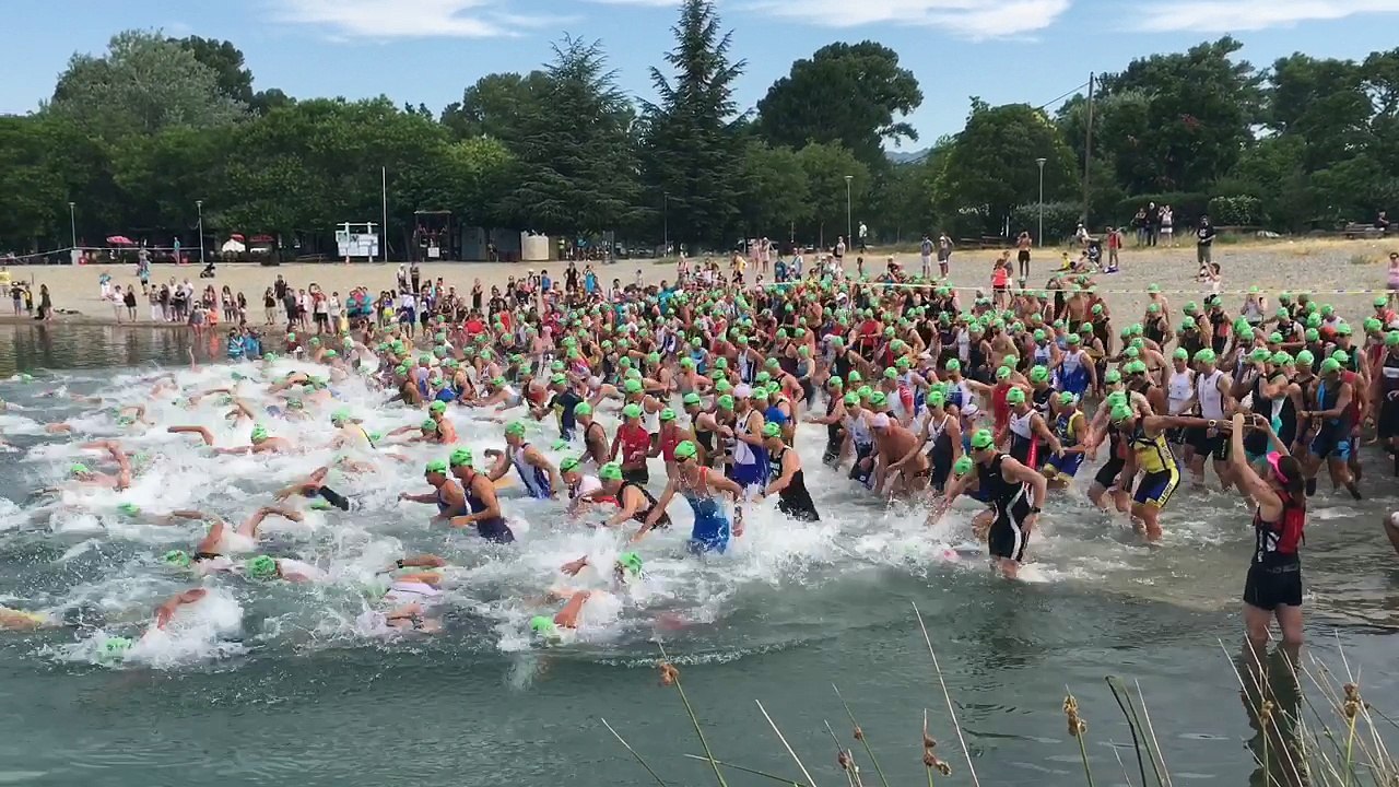 Le triathlon des Vannades à Manosque