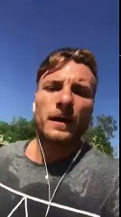 IMMOBILE SI ALLENA E INVITA I TIFOSI: "VENITE A FARMI COMPAGNIA"