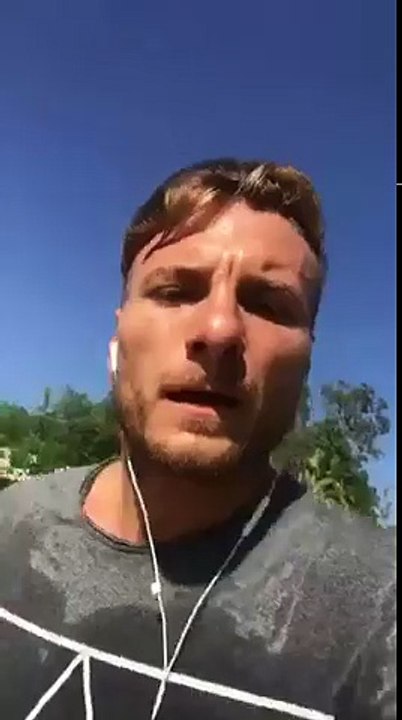 IMMOBILE SI ALLENA E INVITA I TIFOSI: "VENITE A FARMI COMPAGNIA"