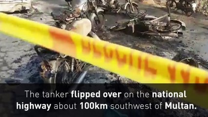 Over 130 killed by overturned tanker fire