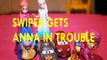 SWIPER GETS ANNA IN TROUBLE + ELSA BENNY SWIPER DORA THE EXPLORER MCQUEEN CARS 3 SKYE PAW PATROL Toys Kids Video