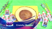 How To Make Crunchy Slime DIY Giant Fishbowl Slime without borax, liquid starch! Fluffy ASMR Slime!