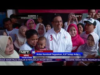 Anies Sandi Akan Teruskan Program KJP Jika Terpilih jadi Pemimpin DKI - NET16
