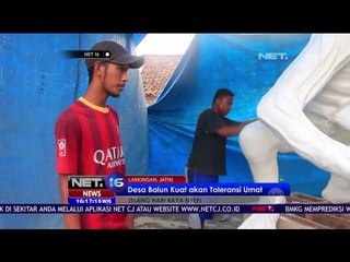 Toleransi Beragama, Warga Non Hindu di Lamongan Bantu Proses Pembuatan Ogoh-Ogoh - NET16