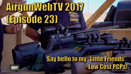 AirgunWebTV 2017 (Episode 23) - Say hello to our Little Friends! - Low Cost PCPs on AirgunWebTV