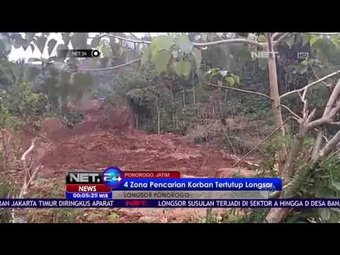 Detik- detik Longsor Susulan yang Melanda Ponorogo - NET24