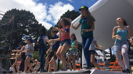 Flash mob aux Journées eucharistiques missionnaires