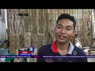 Kap Lampu Berbahan Ukiran Bambu Menembus Pasar Dunia NET5