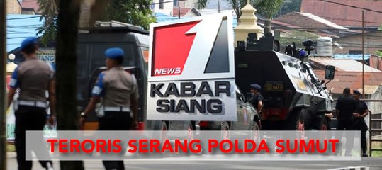 Seorang Polisi Tewas Dalam Serangan Teroris di Polda Sumatera Utara