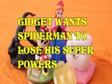 GIDGET WANTS SPIDERMAN TO LOSE HIS SUPER POWERS   MINNIE MOUSE ANNA FROZEN DISNEY Toys Kids Video