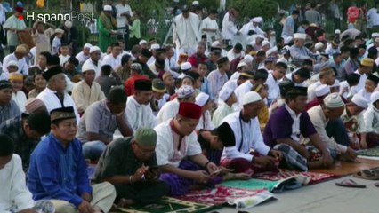 Millones de musulmanes en el Sudeste Asiático celebran el final del Ramadán