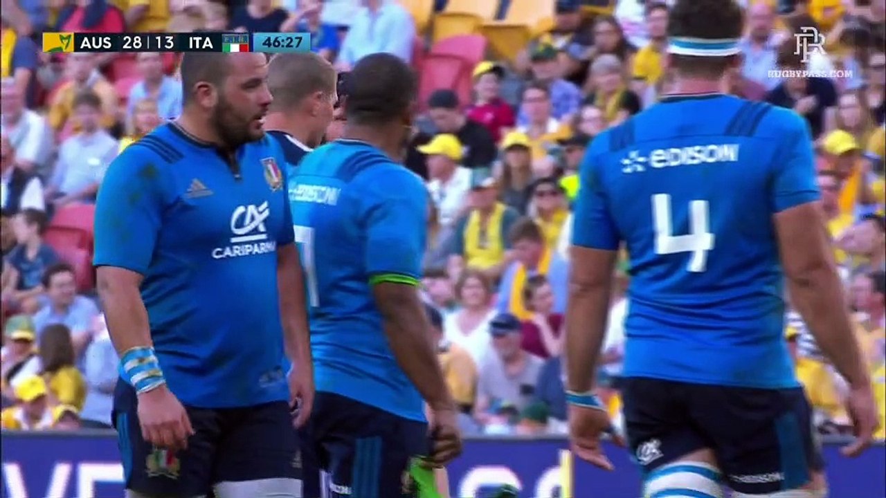 Australia v italy - 2nd Half - June Internationals 2017